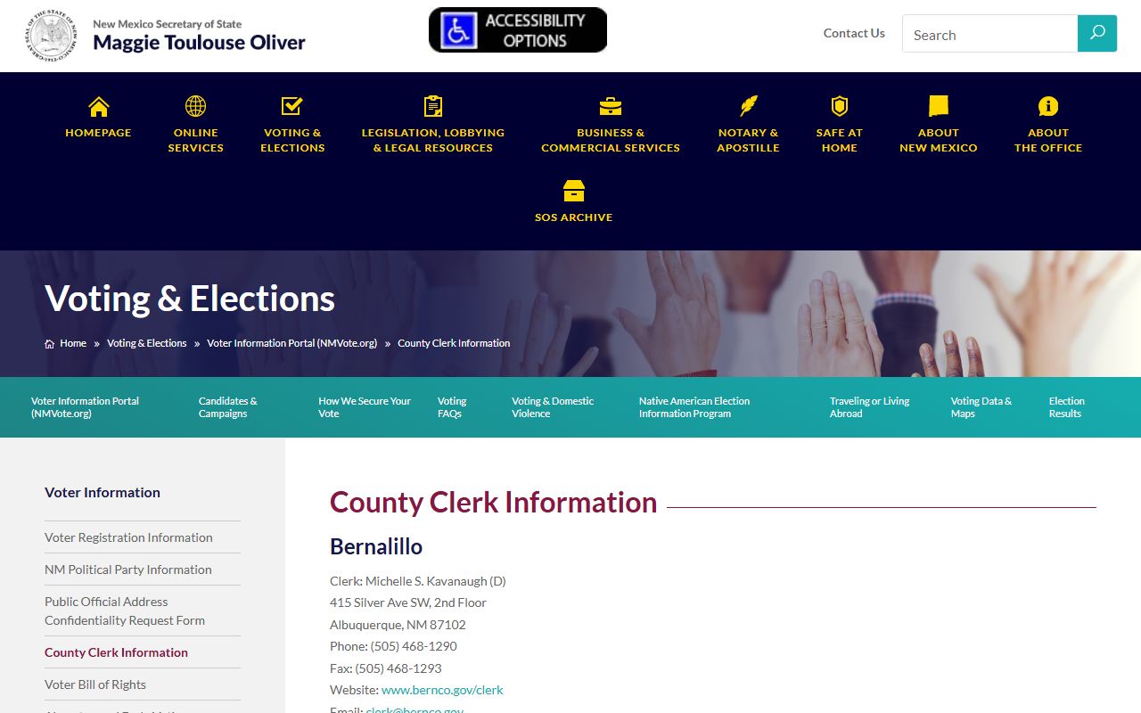 Harding County Clerk of Court county clerk directory distinction