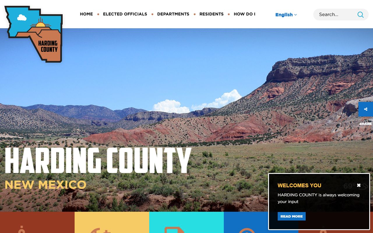 Harding County court records official county homepage